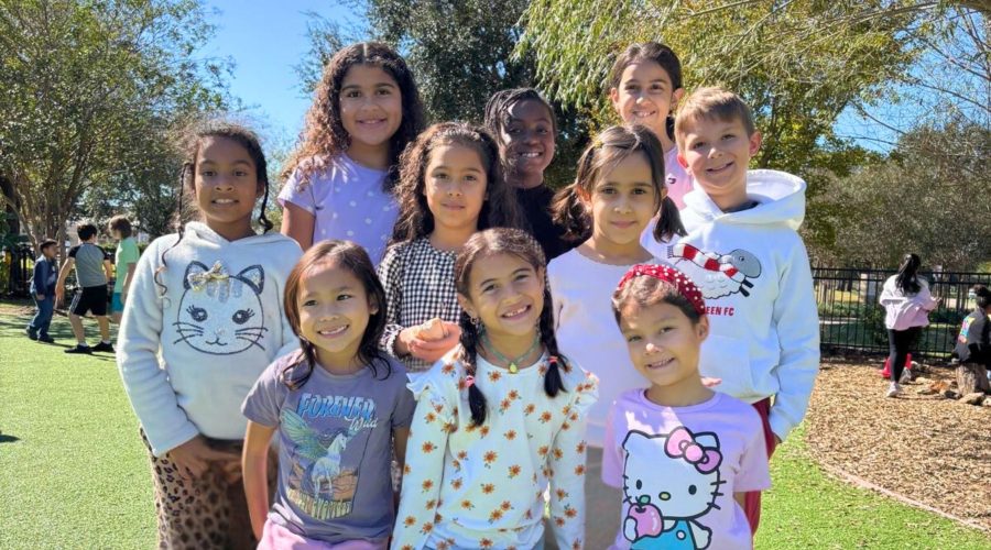 Montessori House for Children students in the play yard at school